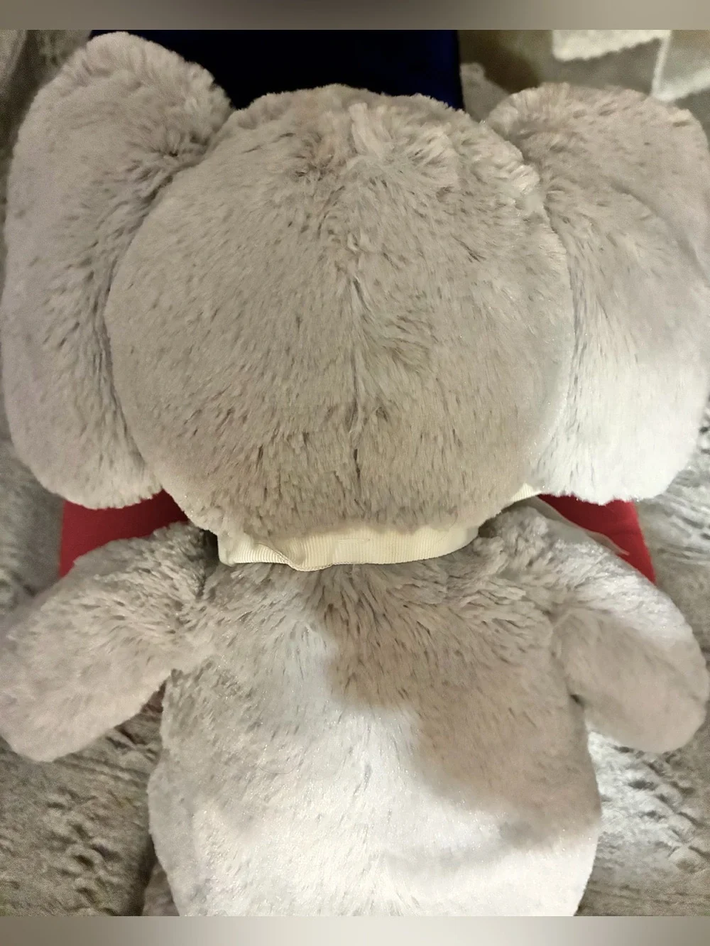 Pottery Barn Kids Nursery Collections Plush Grey Elephant. Clean & Sanitized. EC